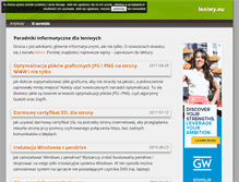 Tablet Screenshot of leniwy.eu